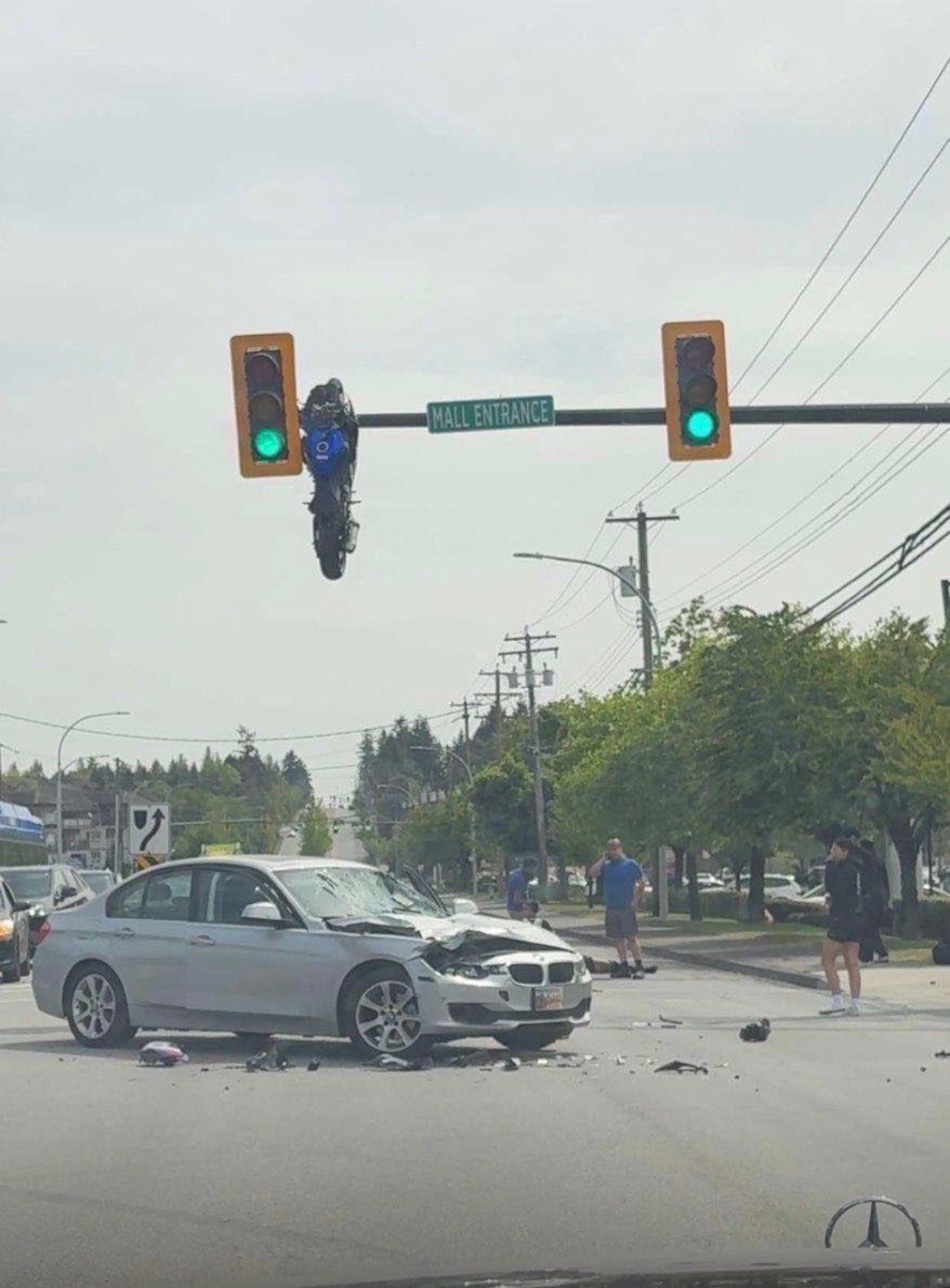 Serious Motorcycle Crash in Delta Leaves Rider Injured - Surrey News